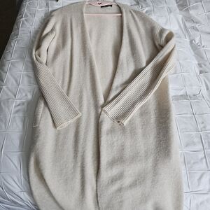 NAADAM Luxe Cashmere Duster Cardigan Size Large